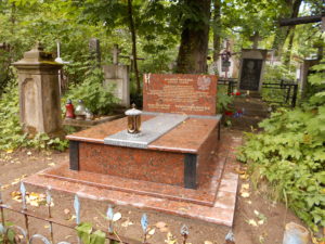 Pomnik na grobie śp. Jana Franczuka